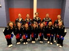 Las Cruces Bulldawgs Co-ed Varsity Dance Team Winter 19-20 team photo.