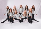 Oakley Hornets Co-ed Varsity Dance Team Winter 19-20 team photo.
