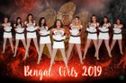 Gallup Bengals Co-ed Varsity Dance Team Winter 19-20 team photo.