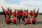 Hillcrest Knights Co-ed Varsity Dance Team Winter 19-20 team photo.