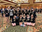 Bentonville West Wolverines Co-ed Varsity Dance Team Winter 19-20 team photo.
