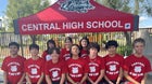 Central Bobcats Boys Varsity Swimming Fall 25-26 team photo.
