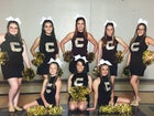 Carlisle Bison Co-ed Varsity Dance Team Winter 15-16 team photo.