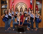 Paragould Rams Co-ed Varsity Dance Team Winter 15-16 team photo.