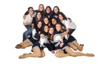 La Cueva Bears Co-ed Varsity Dance Team Winter 15-16 team photo.