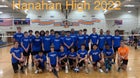 Hanahan Hawks Boys Varsity Volleyball Spring 21-22 team photo.