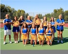 Sheridan Broncs Girls Varsity Tennis Fall 18-19 team photo.