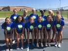 Maiden Blue Devils Girls Varsity Tennis Fall 18-19 team photo.