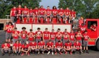 Springfield Spartans Boys Varsity Football Fall 19-20 team photo.