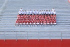Arkansas Razorbacks Boys Varsity Football Fall 19-20 team photo.