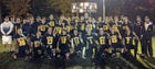 Warrensburg Burgers Boys Varsity Football Fall 19-20 team photo.