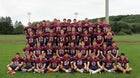 Franklinville/Ellicottville/West Valley Central  Boys Varsity Football Fall 19-20 team photo.