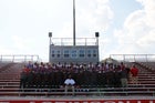 McClellan Crimson Lions Boys Varsity Football Fall 19-20 team photo.