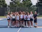 Heritage Huskies Girls Varsity Tennis Fall 22-23 team photo.