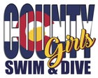 Douglas County Huskies Girls Varsity Swimming Winter 14-15 team photo.