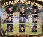 Oak Park Eagles Boys Varsity Golf Spring 20-21 team photo.