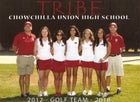 Chowchilla Tribe Girls Varsity Golf Fall 17-18 team photo.