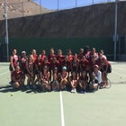 Hillcrest Trojans Girls Varsity Tennis Fall 15-16 team photo.