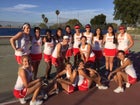 Whittier Christian Heralds Girls Varsity Tennis Fall 15-16 team photo.