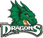 Gretna Dragons Boys Varsity Swimming Winter 16-17 team photo.