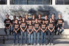 Eldorado Eagles Boys Varsity Swimming Winter 16-17 team photo.