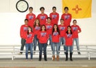 Valencia Jaguars Boys Varsity Swimming Winter 16-17 team photo.