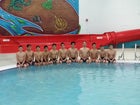 Rio Grande Ravens Boys Varsity Swimming Winter 16-17 team photo.