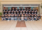 Springdale Bulldogs Boys Varsity Swimming Winter 16-17 team photo.