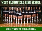 West Bloomfield Lakers Girls Varsity Volleyball Fall 23-24 team photo.