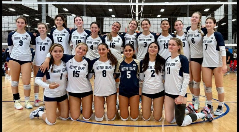 Notre sales dame volleyball