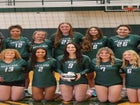 Westland Cougars Girls Varsity Volleyball Fall 23-24 team photo.