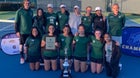 Harker Eagles Girls Varsity Tennis Fall 21-22 team photo.