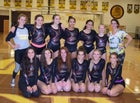 Thomas Jefferson Spartans Girls Varsity Gymnastics Fall 17-18 team photo.