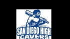 San Diego Cavers Girls Varsity Swimming Spring 20-21 team photo.