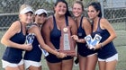 Estero Wildcats Girls Varsity Tennis Spring 22-23 team photo.