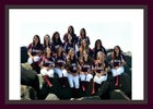 Rancho Buena Vista Longhorns Girls Varsity Softball Spring 16-17 team photo.