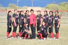 Robertson Cardinals Girls Varsity Softball Spring 16-17 team photo.