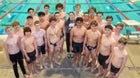 Volcano Vista Hawks Boys Varsity Swimming Winter 25-26 team photo.