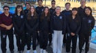 Sandia Prep Sundevils Boys Varsity Swimming Winter 25-26 team photo.