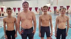 Gateway Christian Warriors Boys Varsity Swimming Winter 21-22 team photo.