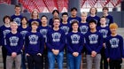 La Cueva Bears Boys Varsity Swimming Winter 21-22 team photo.