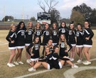 Dover Pirates Co-ed Varsity Cheer Fall 17-18 team photo.