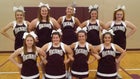 White County Central Bears Co-ed Varsity Cheer Fall 17-18 team photo.