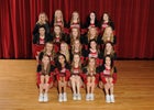 Chenango Valley Warriors Co-ed Varsity Cheer Fall 17-18 team photo.