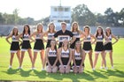 Carlisle Bison Co-ed Varsity Cheer Fall 17-18 team photo.
