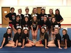 Brookland Bearcats Co-ed Varsity Cheer Fall 17-18 team photo.