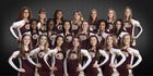 Colonie Central Wolfpack Co-ed Varsity Cheer Fall 17-18 team photo.