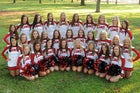 Cabot Panthers Co-ed Varsity Cheer Fall 17-18 team photo.