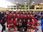 Plainedge Red Devils Co-ed Varsity Cheer Fall 17-18 team photo.