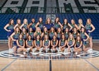 Rio Rancho Rams Co-ed Varsity Cheer Fall 17-18 team photo.
